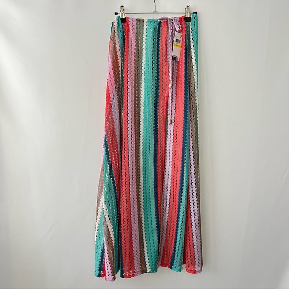 Isabella Rose NWT Toulouse Long High Slit Skirt Swim Cover Up Crochet Size M/L - Picture 4 of 10